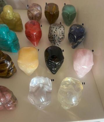 ALIAN VAN MINERALEN EN EDELSTENEN 4 CM H NU € 29,95 beschikbaar voor biedingen
