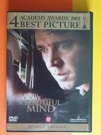 DVD 'A Beautiful Mind' Russel Crowe, Ophalen of Verzenden, Zo goed als nieuw, Drama