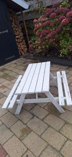 Leuke kinderpicknicktafel voor de tuin!, Tuin en Terras, Gebruikt, Rechthoekig, Hout, Ophalen