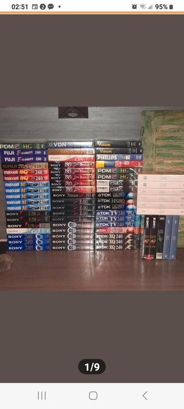 69 onbespeelde gesealde VHS videocassettes videobanden  beschikbaar voor biedingen