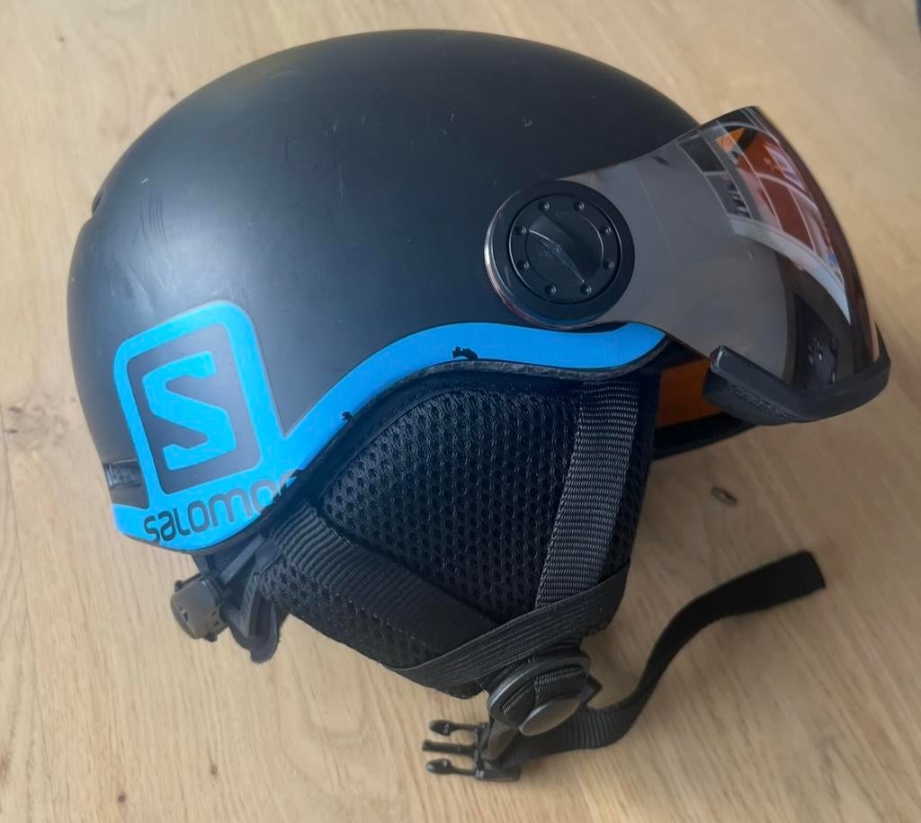 Skihelm met vizier Salomon, Ophalen, Gebruikt, Overige typen, Salomon