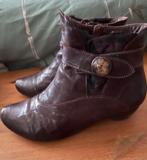 Bordeaux enkel laarsjes, Kleding | Dames, Schoenen, Ophalen of Verzenden, Zo goed als nieuw, Rood