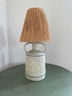 Zara Home lamp met aardewerken voet, Huis en Inrichting, Overige vormen, Beige, Ophalen of Verzenden, Zo goed als nieuw