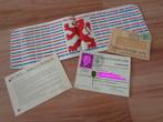Nederlandse Unie armband document set oorlog wo2, Verzamelen, Militaria | Tweede Wereldoorlog, Verzenden, Overige soorten, Nederland