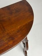 Set van 2 Italiaanse Demi Lune tafels, Antiek en Kunst, Antiek | Meubels | Tafels, Ophalen of Verzenden