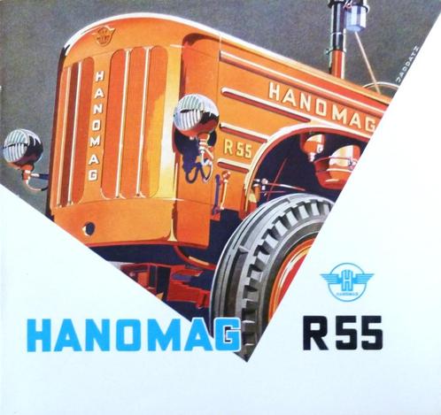 Folder HANOMAG R 55 06/ 1954 (Tractorfolder), Boeken, Catalogussen en Folders, Zo goed als nieuw, Folder, Ophalen of Verzenden