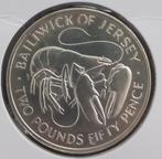 Jersey 2,5 Pounds 1972 (zilver), Verzenden, Overige landen, Losse munt, Zilver