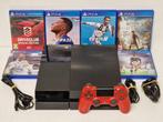 Super nette Playstation 4 + 8 Games + Controller & Kabels, Ophalen, Zo goed als nieuw, Met 1 controller, Original