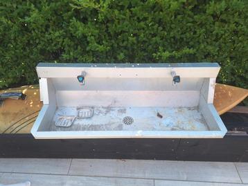 Wastrog was trog wasbak 120 cm Aluminium  beschikbaar voor biedingen