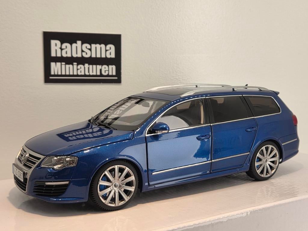 Volkswagen Passat R36 - Biscay Blue - 1:18 NZG, Hobby en Vrije tijd, Modelauto's | 1:18, Nieuw, Auto, Ophalen of Verzenden