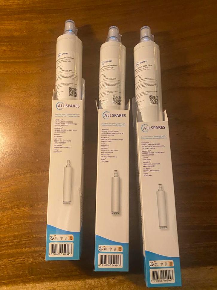 Waterfilter voor Koelkast - Nieuw 3 stuks, Witgoed en Apparatuur, Onderdelen en Toebehoren, Nieuw, Ophalen of Verzenden