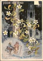 Voor het kind, ster naast kerktoren, C. Leeflang 1952, Verzenden, 1940 tot 1960, Gelopen, Feest(dag)
