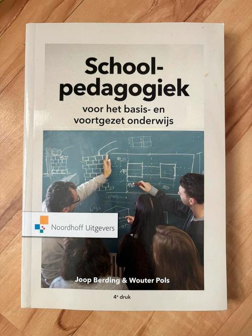 Joop Berding - Schoolpedagogiek + digitale ondersteuning, Boeken, Studieboeken en Cursussen, Zo goed als nieuw, HBO, Alpha, Verzenden