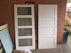 binnendeuren opdek waarvan een met glas., Ophalen, Gebruikt, 80 tot 100 cm, Binnendeur