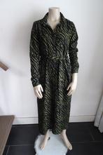 donkergroene zebraprint maxijurk maat S van cl essentials, Cl essentials, Zo goed als nieuw, Ophalen, Maat 38/40 (M)