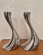 Set van 2 Georg Jensen Denmark cobra kandelaars, Antiek en Kunst, Ophalen of Verzenden