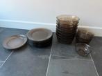 Arcoroc France Servies - Borden en Kommen, Huis en Inrichting, Keuken | Servies, Ophalen, Gebruikt, Glas, Bord(en)