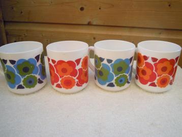 4 Lotus Arcopal mokken jaren 60 70  beschikbaar voor biedingen