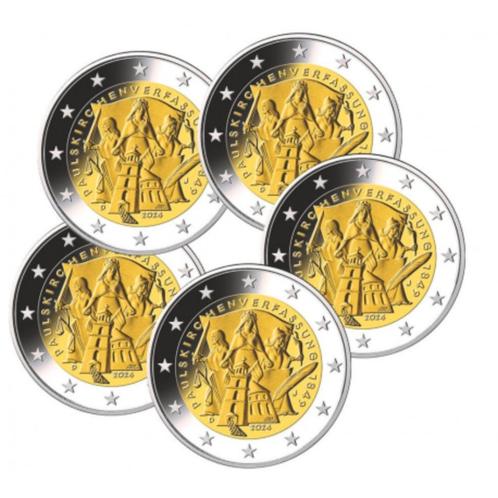 Duitsland 2024 - 175 Jaar Paulskirche Grondwet., Postzegels en Munten, Munten | Europa | Euromunten, 2 euro, Duitsland, Ophalen of Verzenden