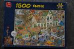 Jan van Haasteren puzzel, De storm,  1500 stukjes., Ophalen of Verzenden, 500 t/m 1500 stukjes, Gebruikt, Legpuzzel