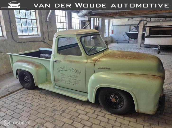 Ford F100 V8 AUT. Afbouw project 1953, Auto's, Ford, Bedrijf, Te koop, Overige modellen, Benzine, Overige carrosserieën, Automaat