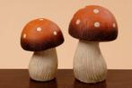 Leuke, decoratieve Paddenstoel, terracotta, oranje rood, Ophalen of Verzenden, Nieuw, Steen