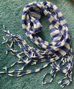 American Vintage dunne lange tricot sjaal blauw wit strepen, Maat 42/44 (L), Nieuw, Ophalen of Verzenden, American Vintage