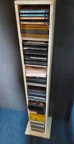 Cd toren van hout, Huis en Inrichting, Ophalen, Gebruikt, 75 tot 150 discs, Hout