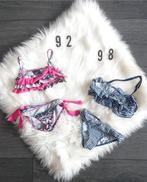 Set bikini's maat 92-98, Kinderen en Baby's, Kinderkleding | Maat 92, Ophalen of Verzenden, Gebruikt, Meisje, Sport- of Zwemkleding