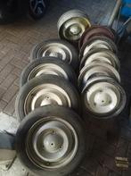 Tw koop citroen 2cv velgen 11stuks bruikbare velgen 4 met b, Ophalen of Verzenden