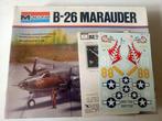 Monogram 1/48 B-26 Marauder + microscale decals, Hobby en Vrije tijd, Modelbouw | Vliegtuigen en Helikopters, Ophalen of Verzenden