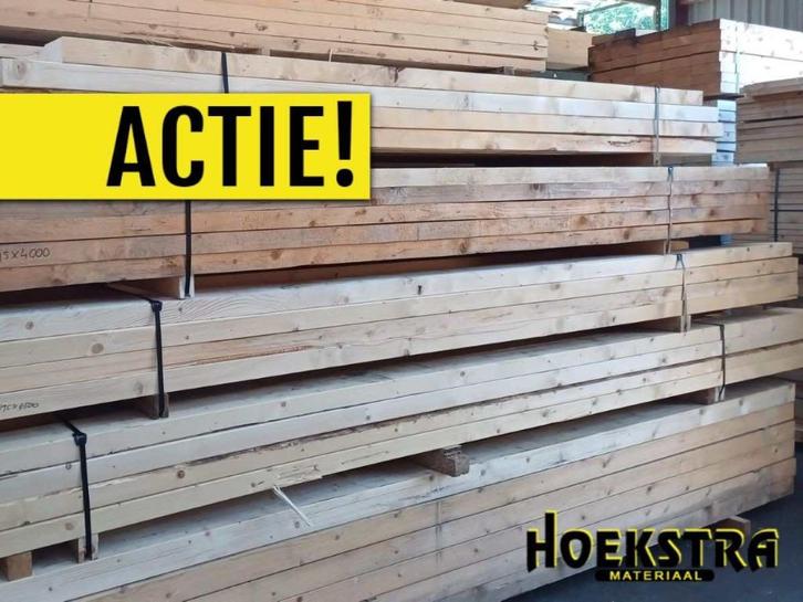Balkhout voor spotprijzen | Pakketactie | OPRUIMING!, Doe-het-zelf en Verbouw, Hout en Planken, Nieuw, Balk, Vuren, Ophalen