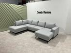 GRATIS LEVERING Z.G.A.N grijze u bank 310x200 Gereinigd, Ophalen of Verzenden, Zo goed als nieuw, Vierpersoons of meer, Stof