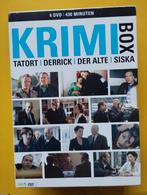 4 dvd KRIMI BOX met TATORT, DERRICK, DER ALTE, en SISKA, Cd's en Dvd's, Dvd's | Tv en Series, Ophalen of Verzenden, Zo goed als nieuw