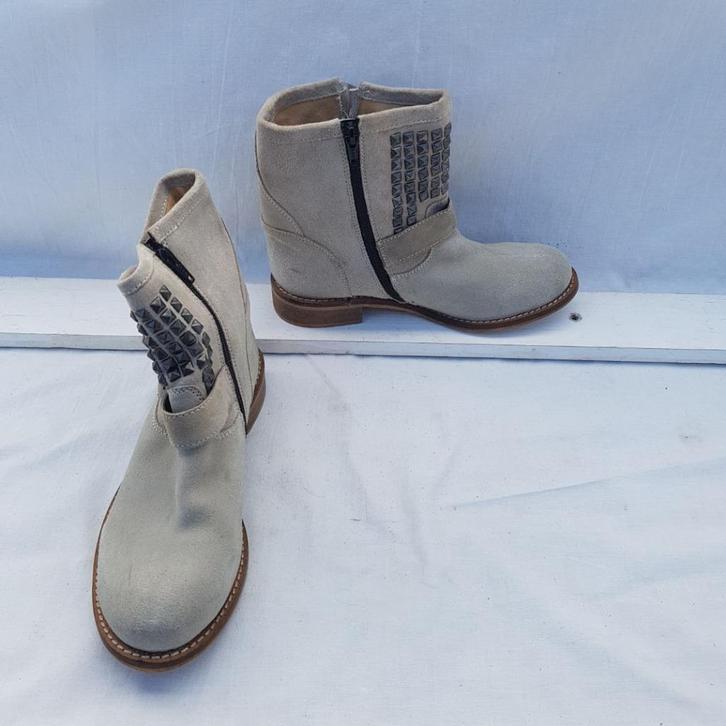 Toffe hoge cremekleurige leren laarzen. Mt 39. Merk tango it, Kleding | Dames, Schoenen, Zo goed als nieuw, Lage of Enkellaarzen