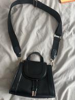 Zwarte handtas met schouderband, Overige merken, Gebruikt, Zwart, Ophalen of Verzenden