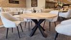 Direct ophalen | Eiken Eettafel rond 130 | Utrecht, Ophalen, Info@trendvortex.com, Nieuw, Trendvortex