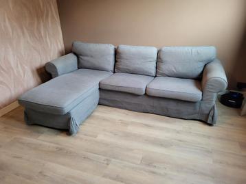 MOET ZSM WEG Grijze hoekbank Ikea Ektorp