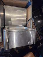 wasbak kniebediend, Ophalen, Zo goed als nieuw, Rvs, Wastafel