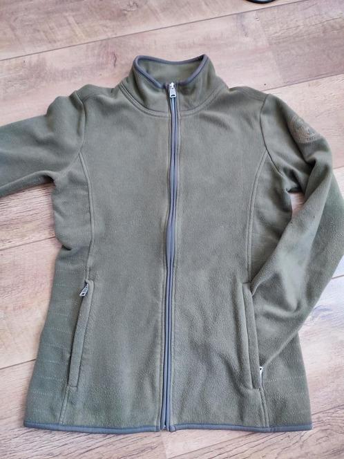 Napapijri Napajiri Full Zip Vest Fleece Khaki Medium groen, Kleding | Dames, Truien en Vesten, Gedragen, Maat 38/40 (M), Groen