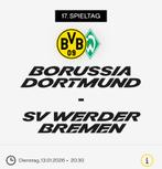 Borussia Dortmund - Werder Bremen tickets, Tickets en Kaartjes, Twee personen, Februari