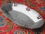 Mooie oude Estanhos schaal uit Brazilië van tin 27 cm., Ophalen of Verzenden