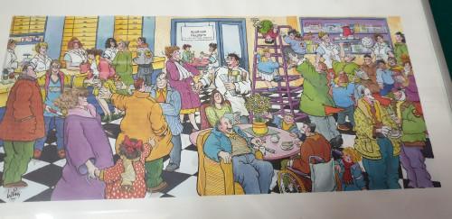 prent apotheek, Huis en Inrichting, Woonaccessoires | Schilderijen, Tekeningen en Foto's, Ophalen of Verzenden, 'T Olde Gre-j