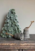 Houten klok L aan touw bel kerst hout stoer sober landelijk, Verzenden, Nieuw