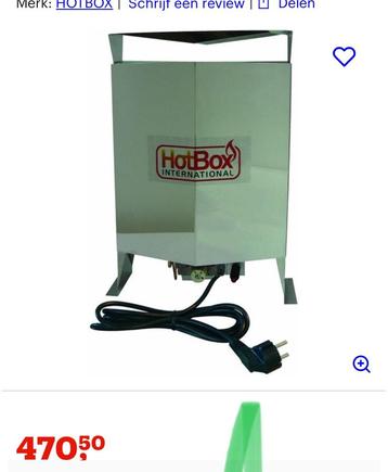 Co2 kachel hotbox 4kw aardgas beschikbaar voor biedingen