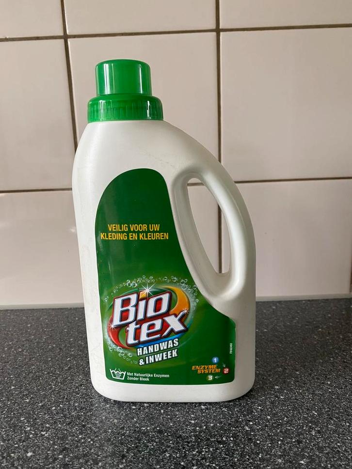 NIEUW: Biotex vloeibaar handwas+inweek groen - 750ml, Huis en Inrichting, Schoonmaakartikelen, Schoonmaakmiddel, Ophalen