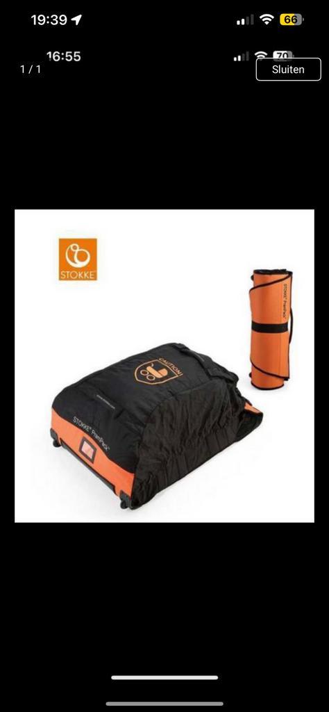 Stokke prampack te huur, Sieraden, Tassen en Uiterlijk, Tassen | Reistassen en Weekendtassen, Zo goed als nieuw, 30 cm of meer