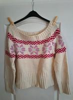 Mooie dames trui met mooie sierlijke patronen maat 40 / L, Ophalen of Verzenden, Zo goed als nieuw, Maat 38/40 (M), Wit