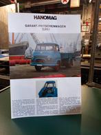Super mooie  folder Hanomag  garant, Ophalen of Verzenden