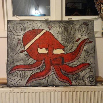 Handgeschilderd , 60 x 80 cm stuur mij gerust een bericht beschikbaar voor biedingen